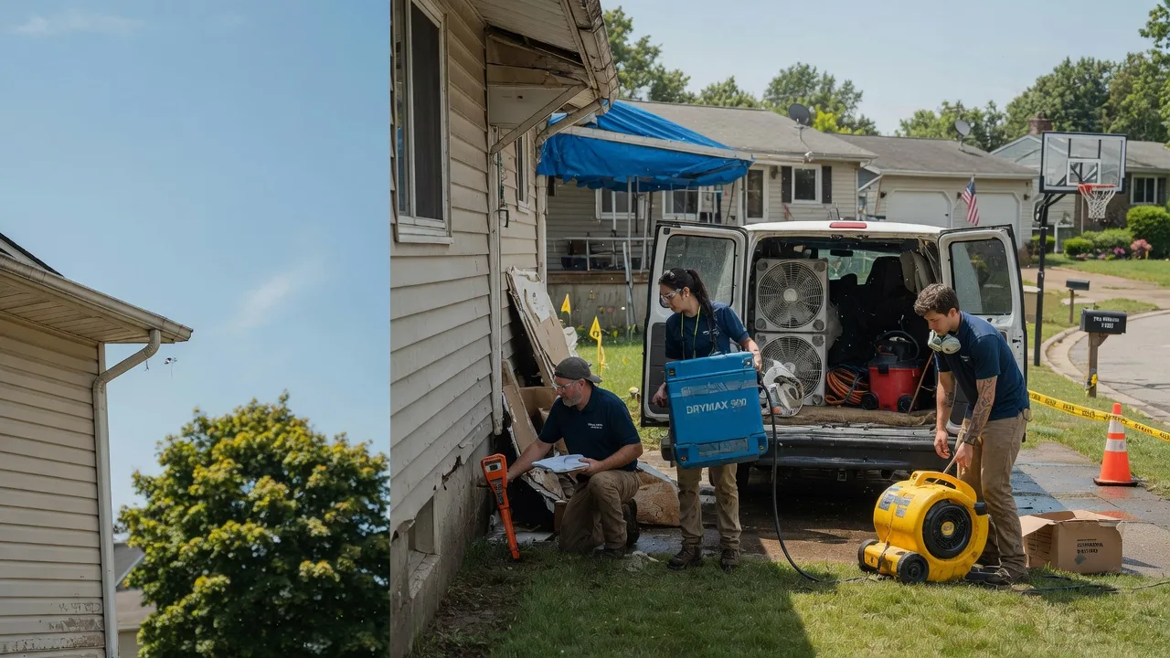 Ceiling Leak Cleanup in Kansas City, MO near me